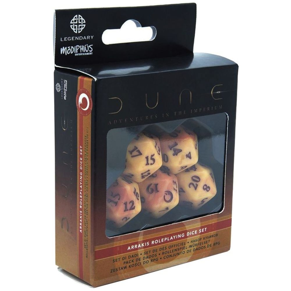 Dune - Adventures in the Imperium Dice Set: Arrakis